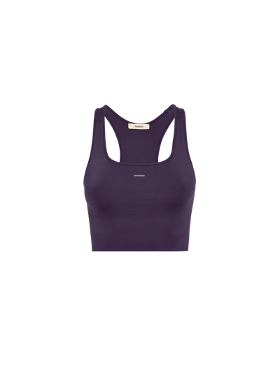 Pangaia Women's Plant-stretch Compressive Sports Bra — Blackberry Purple In Blackberry Purple
