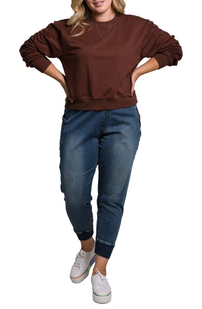 Standards & Practices Candice Denim Joggers In Imperial