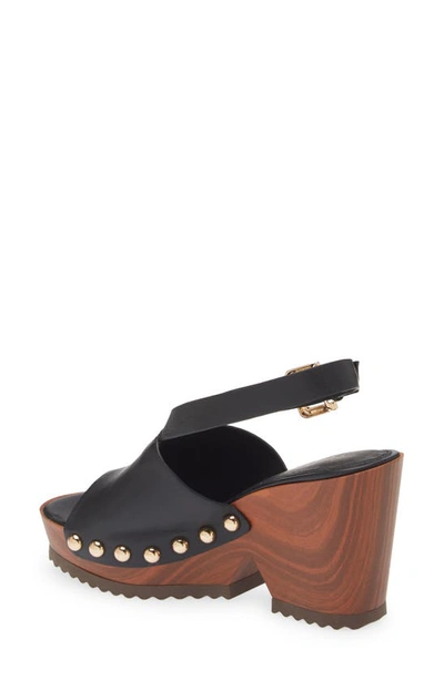Shop Cecelia New York Amber Platform Wedge Sandal In Black