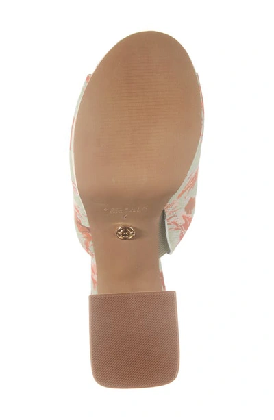 Shop Cecelia New York Plexy Platform Sandal In Mint Marble