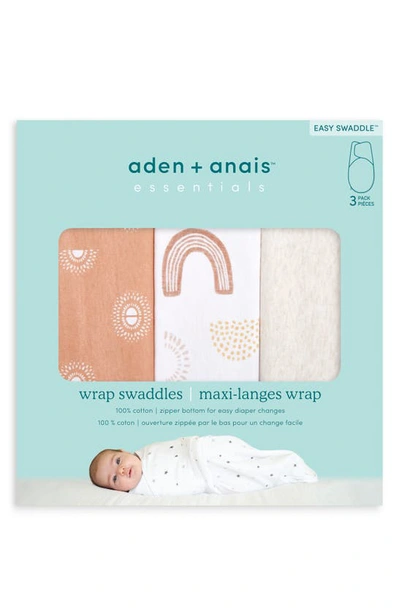 Shop Aden + Anais Aden & Anais Essentials Wrap Swaddle In Keep Rising Tan