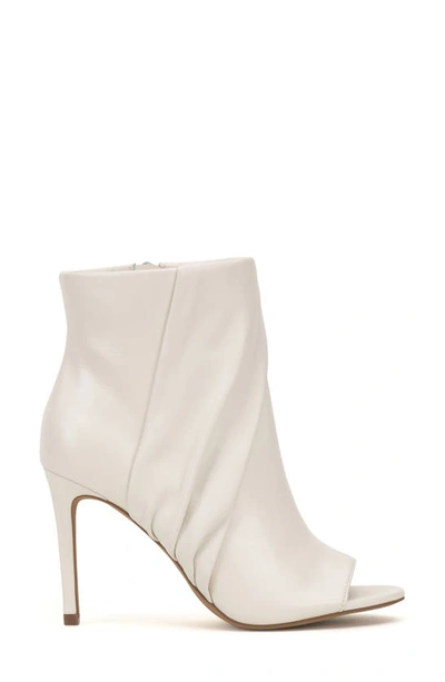 Shop Vince Camuto Atonnaa Open Toe Bootie In Coconut Cream