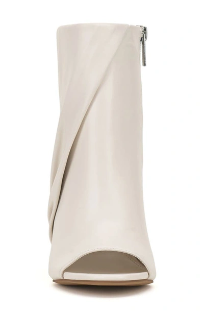 Vince Camuto Atonnaa Open Toe Bootie In Coconut Cream