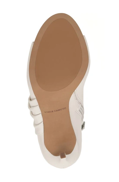 Vince Camuto Atonnaa Open Toe Bootie In Coconut Cream