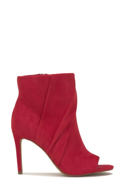 Shop Vince Camuto Atonnaa Open Toe Bootie In Hot Spice