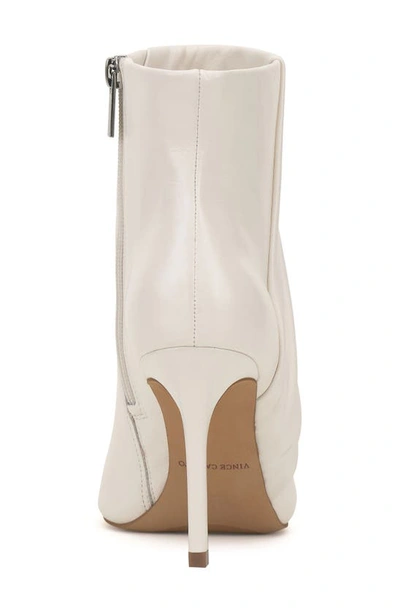 Shop Vince Camuto Atonnaa Open Toe Bootie In Coconut Cream