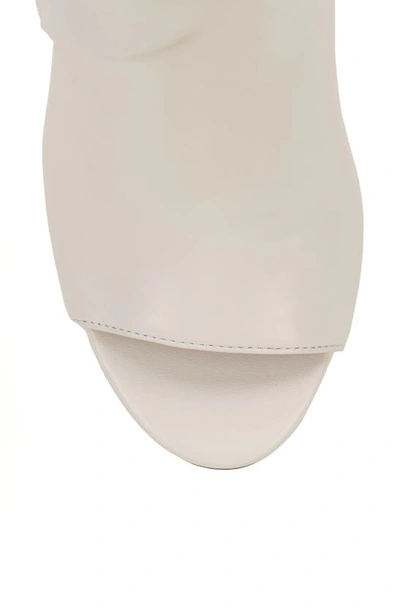 Vince Camuto Atonnaa Open Toe Bootie In Coconut Cream