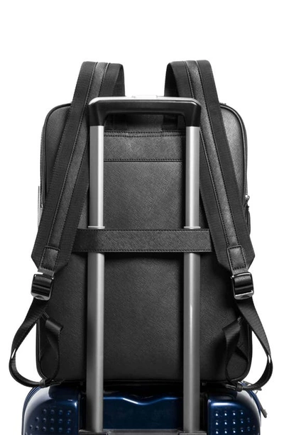 Shop Maverick & Co. Earthen Recycled Leather Backpack In Black
