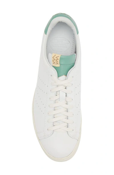 Shop Visvim Corda–folk Low Top Sneaker In White/ Light Green