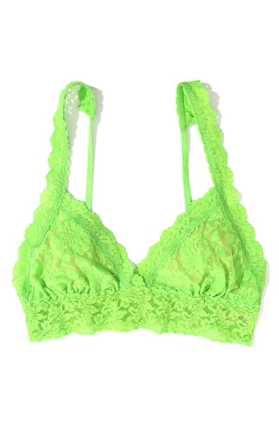 Shop Hanky Panky Signature Lace Bralette In Lush Green