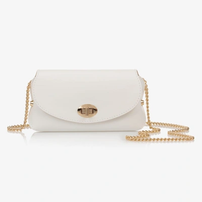 Shop Zaccone White Leather Bag (18cm)