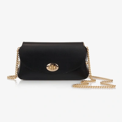 Shop Zaccone Black Leather Bag (18cm)