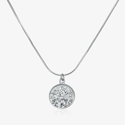 Shop Tales From The Earth Silver St Christopher Necklace
