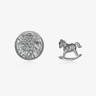 Shop Tales From The Earth Silver Coin & Rocking Horse Charms (2cm)