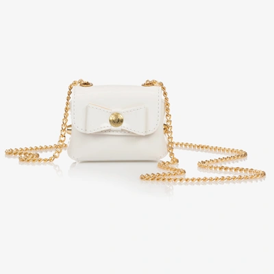 Shop Zaccone Girls White Mini Bag (8cm)