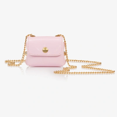 Shop Zaccone Girls Pink Faux Leather Mini Bag (8cm)