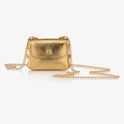 Shop Zaccone Girls Metallic Gold Purse Bag (8cm)