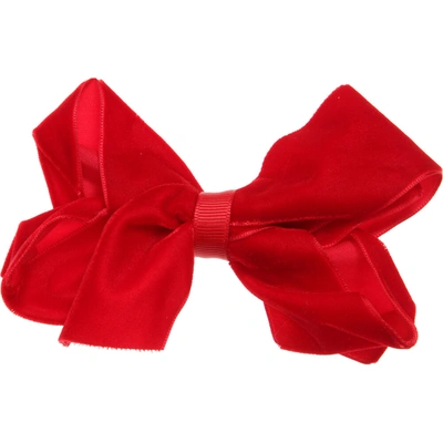 Shop Bowtique London Girls Red Bow Hair Clip (11.5cm)