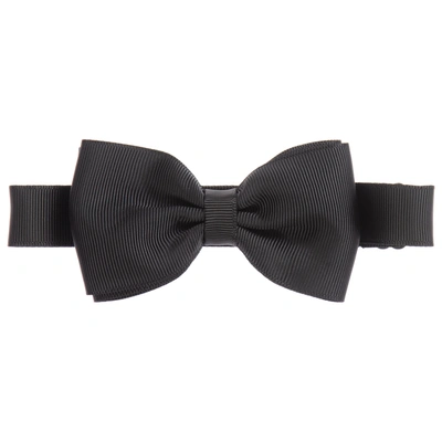 Shop Milledeux Boys Black Bow Tie (10cm)