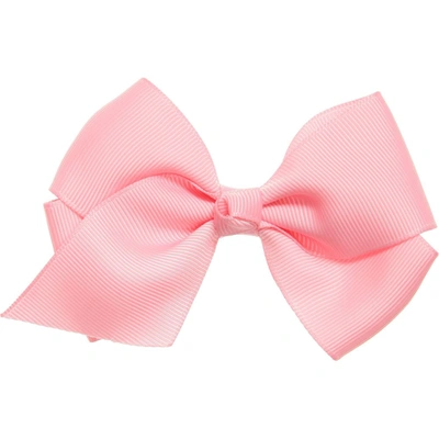 Shop Bowtique London Girls Pale Pink Bow Hair Clip (10cm)