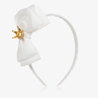 Shop Angel's Face Girls White Crown Hairband