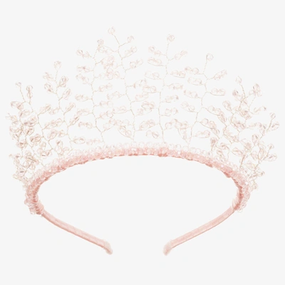 Shop Sienna Likes To Party Girls Pink Crystal Tiara Hairband