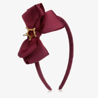 Shop Angel's Face Girls Red Crown Hairband