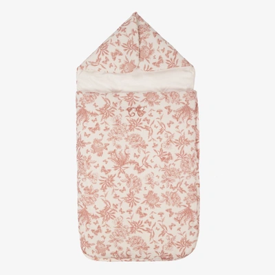 Shop Tartine Et Chocolat Girls Ivory & Pink Nest (85cm)