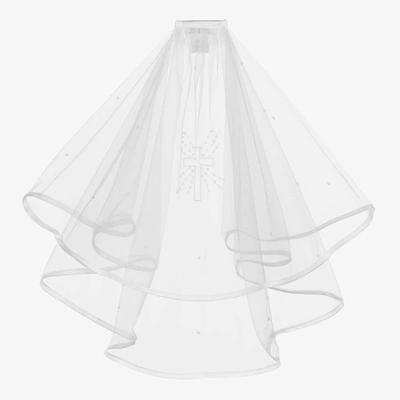 Shop Sarah Louise Girls White Tulle Communion Veil