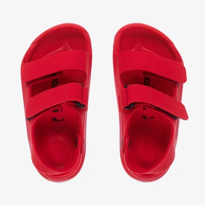 Red rubber birkenstocks hotsell