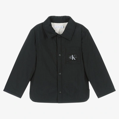 Shop Calvin Klein Boys Black Padded Jacket