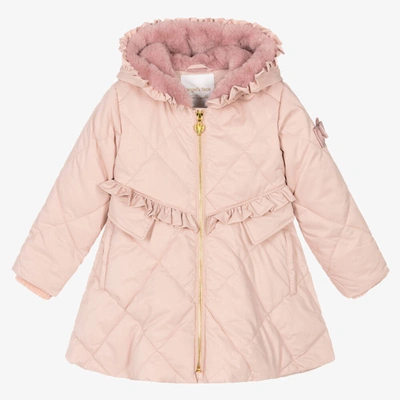 Shop Angel's Face Girls Pale Pink Quilted Coat