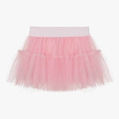 Shop Monnalisa Girls Pink Tulle Tutu Skirt