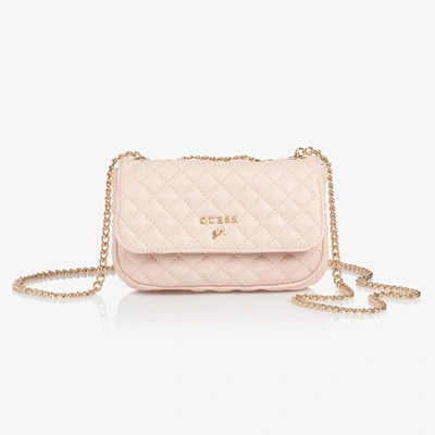 Buy the Guess Faux Leather Quilted Shoulder Bag