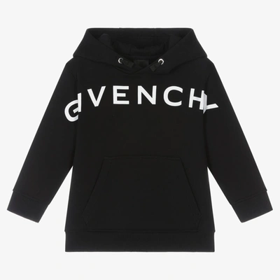 Shop Givenchy Boys Black 4g Logo Hoodie