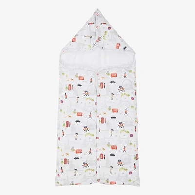 Shop My Little Pie London Cotton Baby Nest (82cm) In White