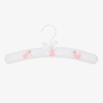 Shop Powell Craft Girls Angel Clothes Hanger (31cm) In White