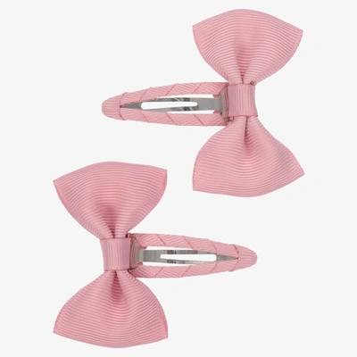 Shop Milledeux Girls Pink Bow Hair Clips (2 Pack)