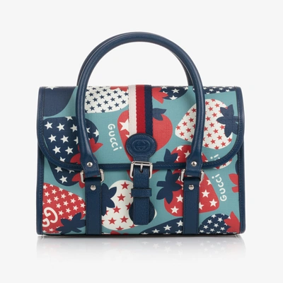 Shop Gucci Girls Blue Handbag (27cm)