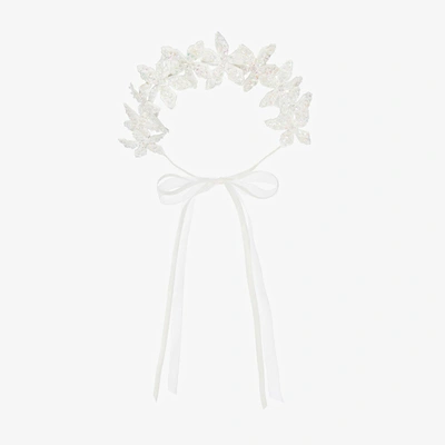 Shop Sienna Likes To Party Girls White Floral Hair Garland
