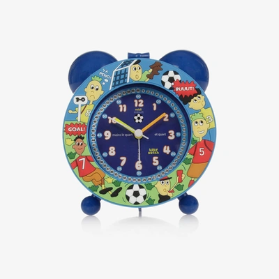 Shop Baby Watch, Paris Boys Blue Football Alarm Clock