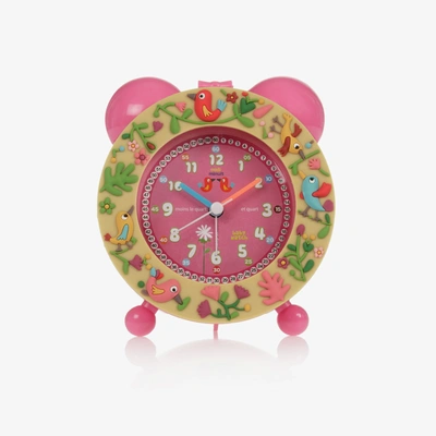 Shop Baby Watch, Paris Girls Pink Bird Alarm Clock