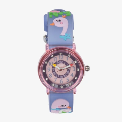 Shop Baby Watch, Paris Girls Purple Swan Watch