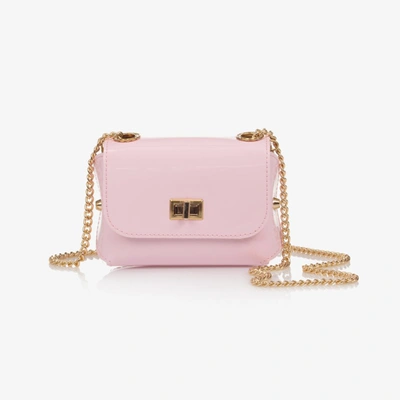 Shop Zaccone Girls Pale Pink Shoulder Bag (14cm)