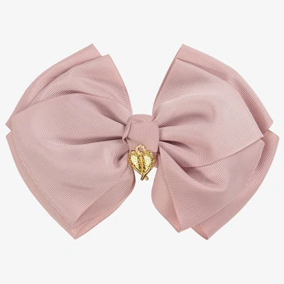 Shop Angel's Face Girls Pink Bow Hair Clip (19cm)