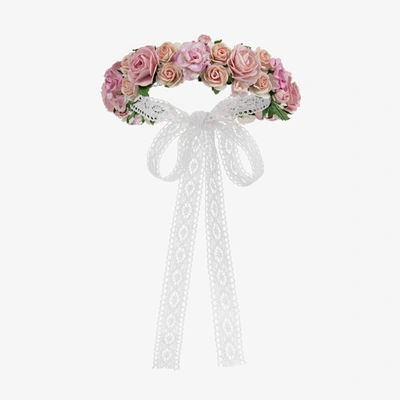 Shop Sienna Likes To Party Girls Pink Rose & Lace Garland