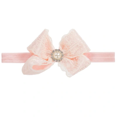 Shop Cute Cute Girls Pink Bow Headband (11cm)