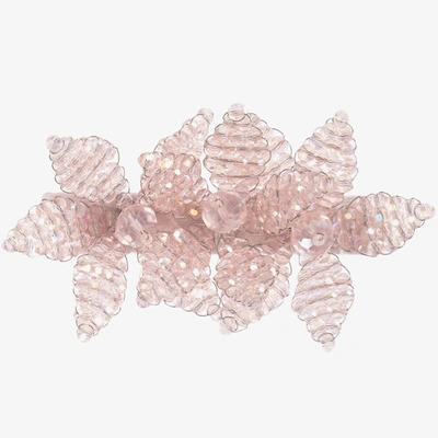 Shop Sienna Likes To Party Pink Crystal Hair Clip (7.5cm)