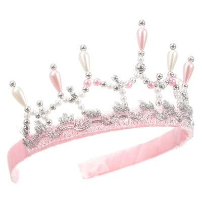 Shop Souza Girls Pink, Silver & Pearl Crown