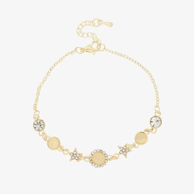 Shop David Charles Girls Gold Crystal Star Bracelet